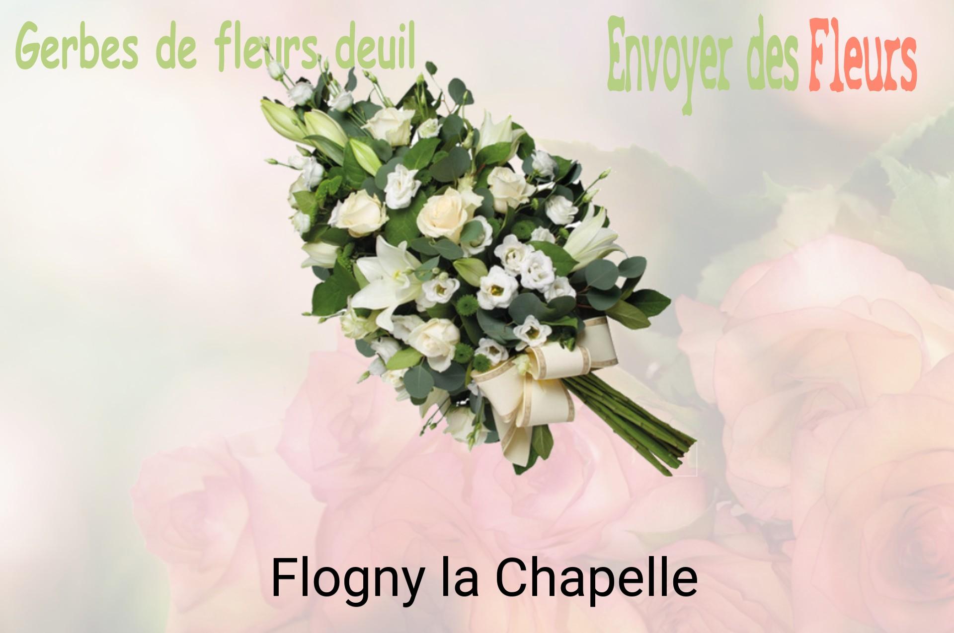 Gerbe de fleurs de deuil livrée à Flogny-la-Chapelle